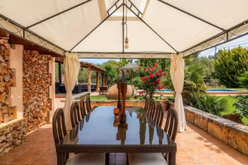 Villa in Sencelles, Mallorca Inselmitte für 9 