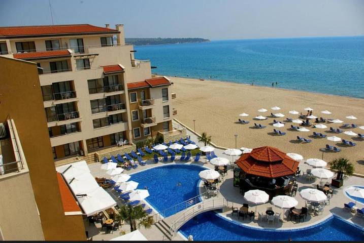 Apartament wakacyjny dla 6 osób, z basen i ogród oraz widok i sauna w Obzor