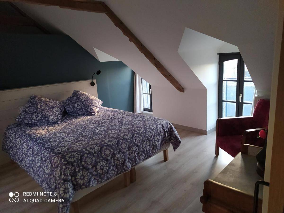 Double Room with Private Bathroom in Pleslin-Trigavou, Région de Dinan