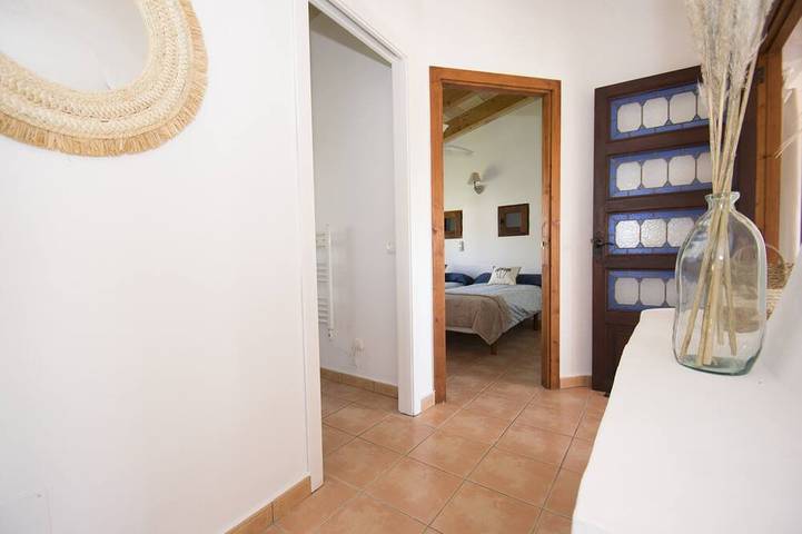 Family-Friendly Ibizenco-Style Vacation Home by the Sea in the Balearic Islands, Spain in Cala Serena, Felanitx