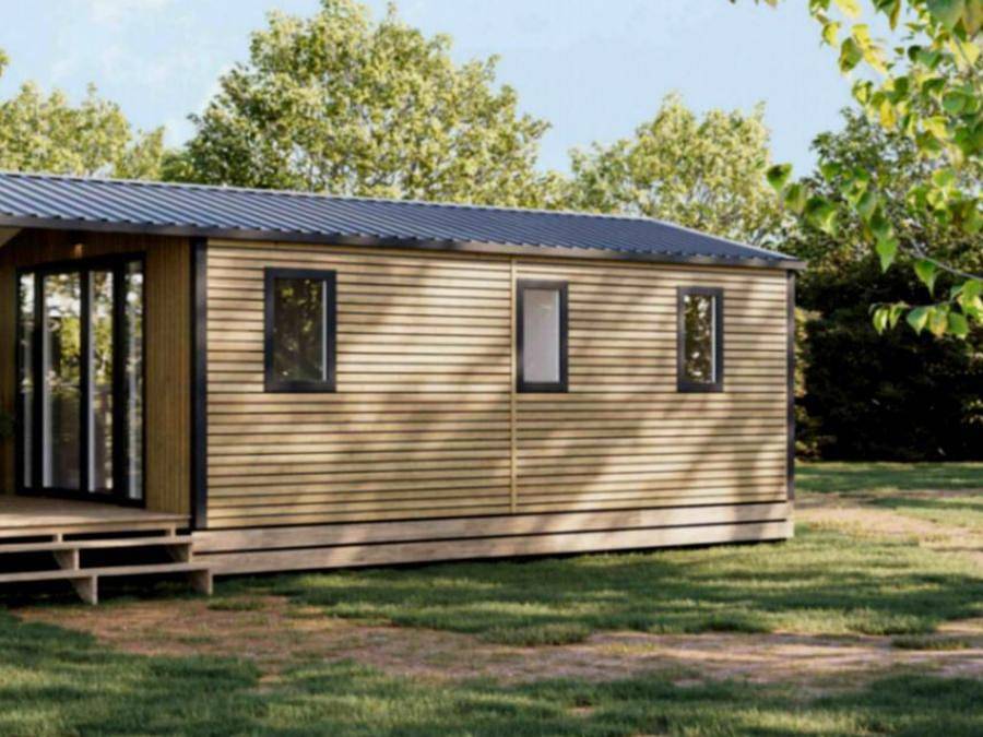 Camping Paradis du Viaduc - Mobilhome 4 personnes - Nest Evasion 38 Premium 2chambres 4pers in Millau, Parc naturel régional des Grands Causses
