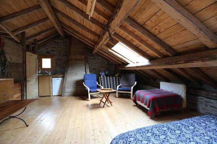 Maison pour 10 personnes, avec jacuzzi ainsi que balcon et jardin à La Ferrière