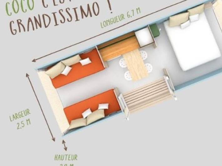 Bungalow für 4 Personen, mit Haustier in der Bretagne - 3