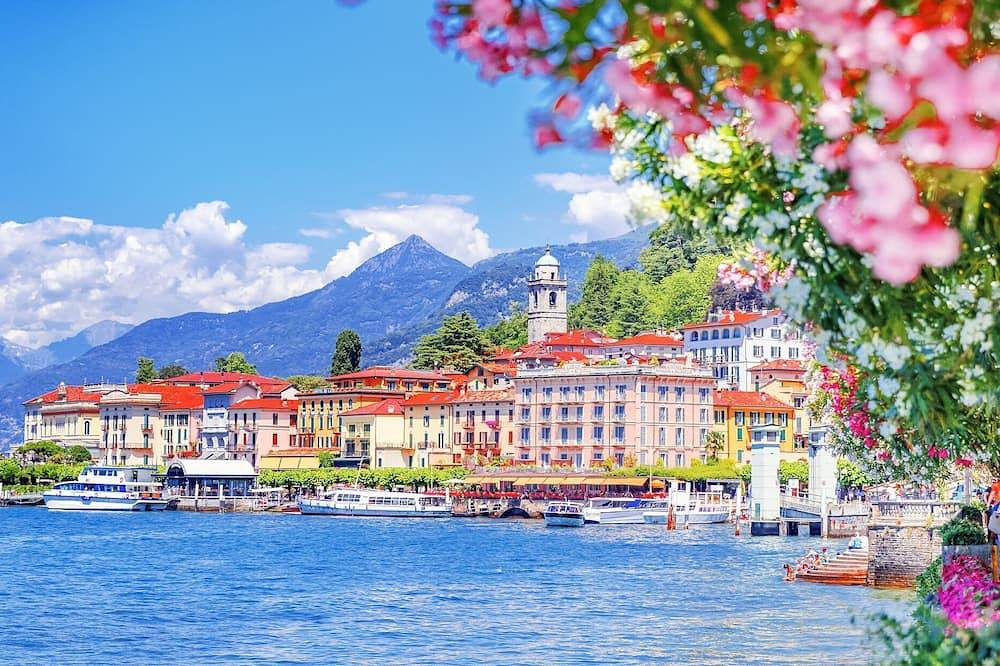 Perched above the gleaming waters of Lake Como in Riva (Faggeto Lario), Faggeto Lario