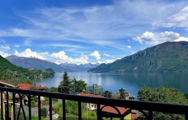 Gîte pour 5 personnes, avec vue sur le lac ainsi que jardin et vue à Oliveto Lario