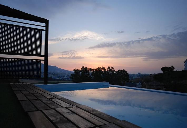 Villa "Kalmachicha" with Mountain View, Pool, Garden, Terrace, A/C & Wi-Fi in Mijas Costa, Mijas