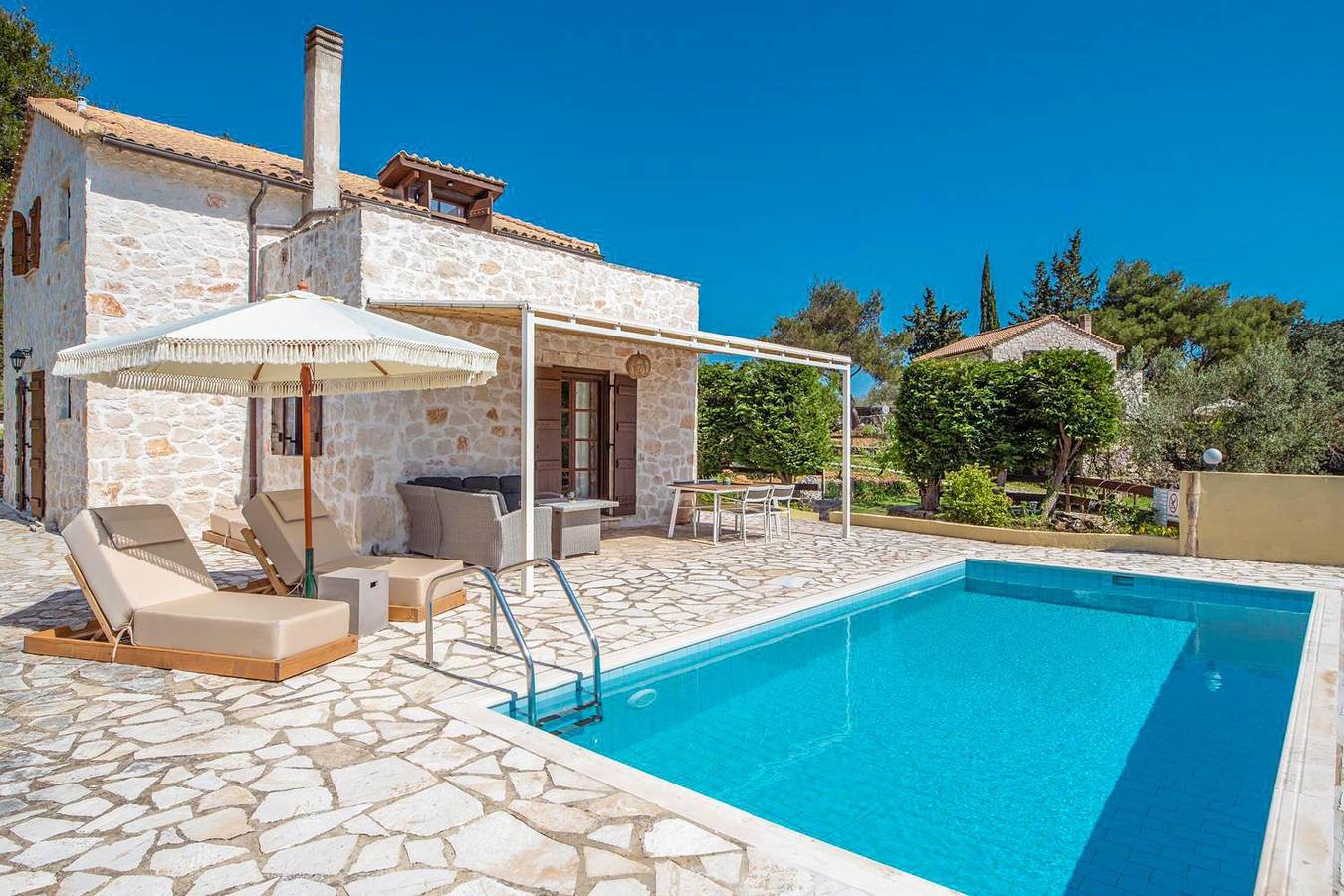 Villa voor 6 personen met terras in Agios Leon, Zakynthos