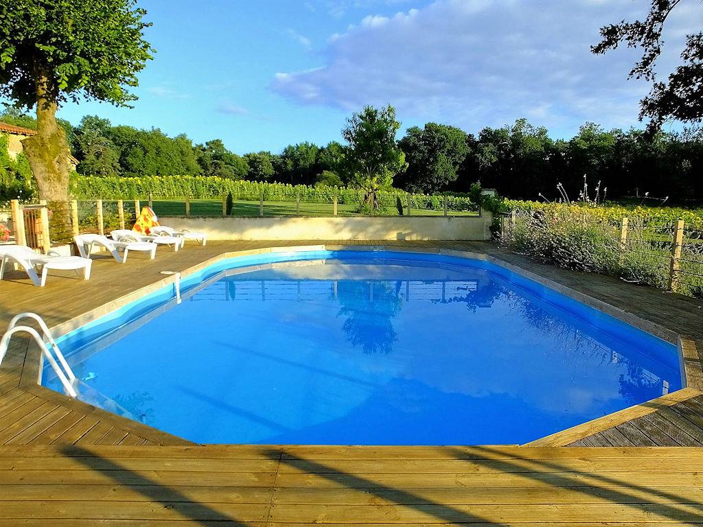 Belle grange convertie, Grange Lapin, avec piscine in Courgeac, Charente