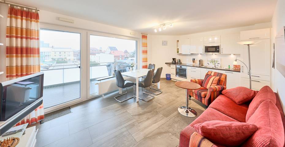 Apartamento de vacaciones para 6 personas, con balcón - 1