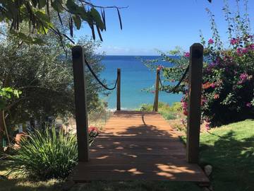 Gîte pour 4 personnes, avec jardin ainsi que vue et terrasse dans Plage du Rocroy