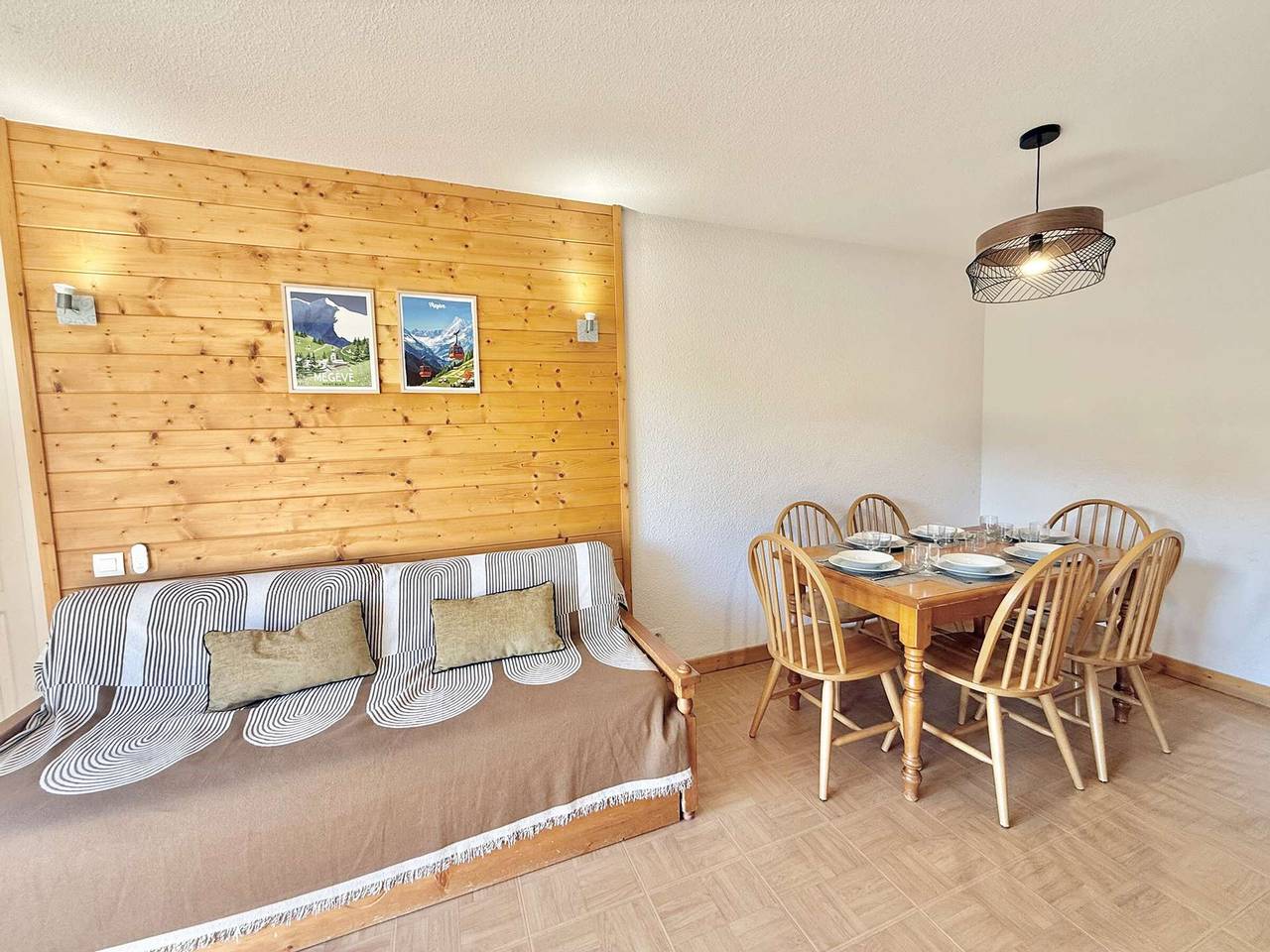 Apartamento entero, Apartamento de 3 habitaciones en Flumet para 6 personas con balcón in Flumet, Albertville region