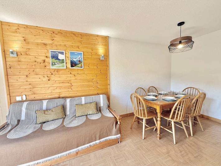 Ganze Wohnung, 3-Zimmer-Wohnung in Flumet für 6 Personen mit Balkon in Flumet, Albertville und Umgebung