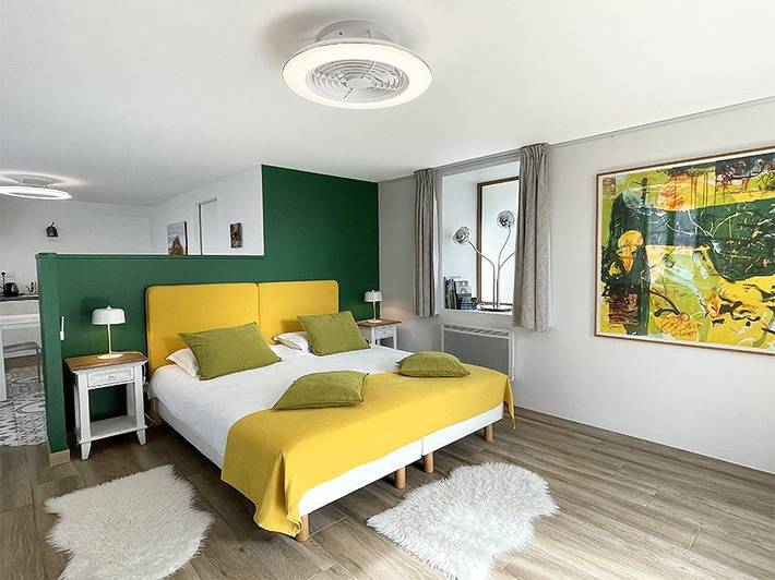 Studio pour 2 personnes, avec jardin