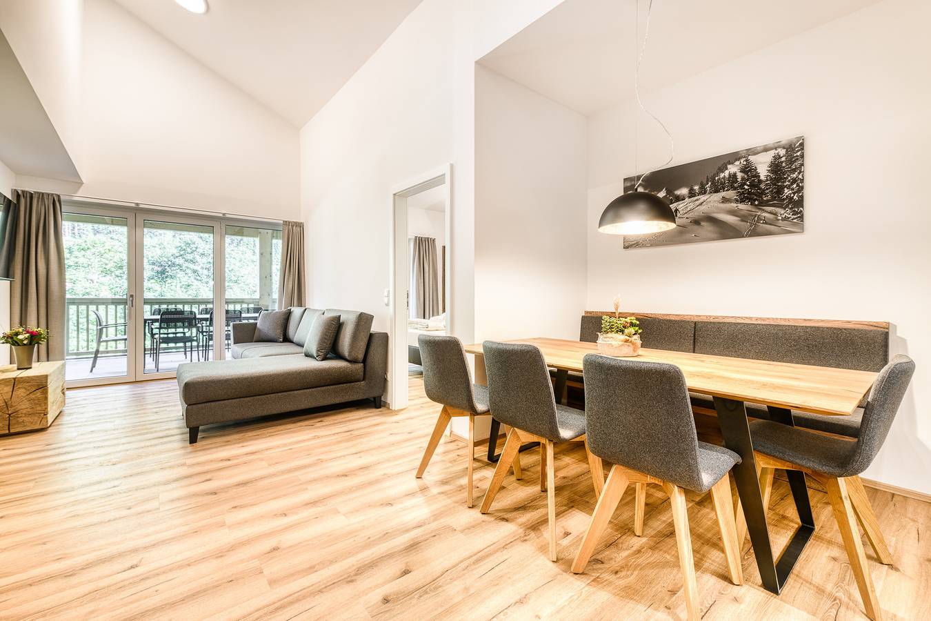 Ganze Wohnung, Brandnerhus Nr. 25 - Balkon 4-Zimmer Ferienwohnung in Rätikon Gebirgsgruppe, Brand
