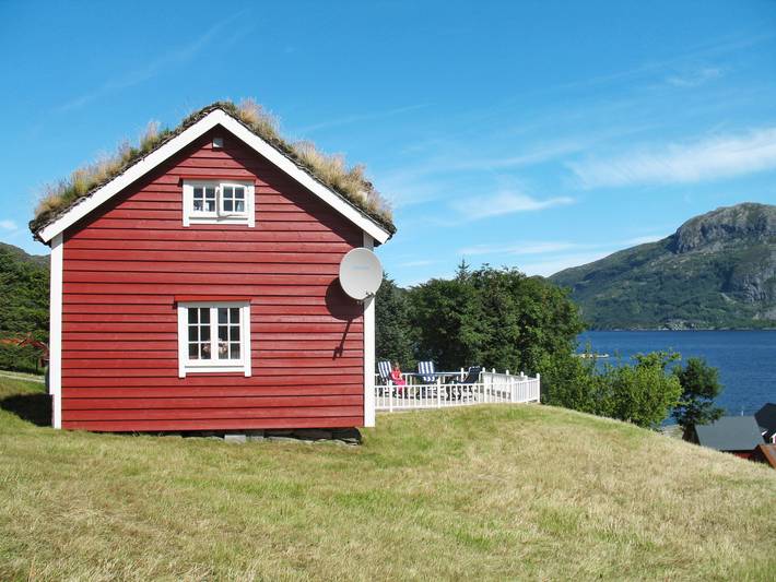 Ferienhaus für 3 Personen, mit Terrasse und Garten in Norwegen