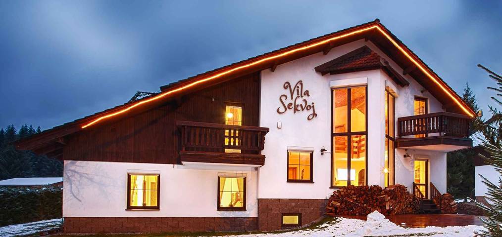Chalet für 14 Personen, mit Balkon und Sauna sowie Garten am Riesengebirge - 2