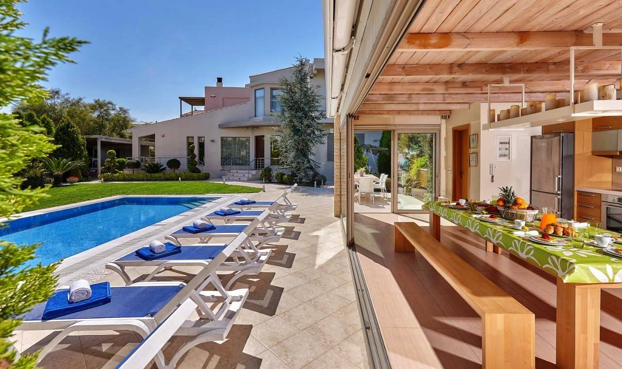 Villa Evergreen in Heraklion region