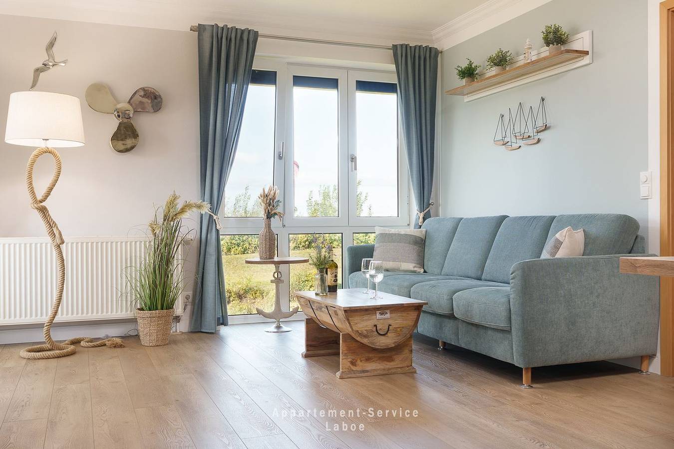 Ganze Wohnung, Ferienwohnung Aquamarin in Kieler Förde, Stein