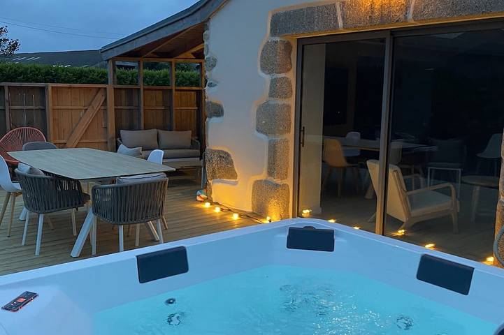 Maison de vacances pour 8 personnes, avec jacuzzi ainsi que terrasse et jardin - 1