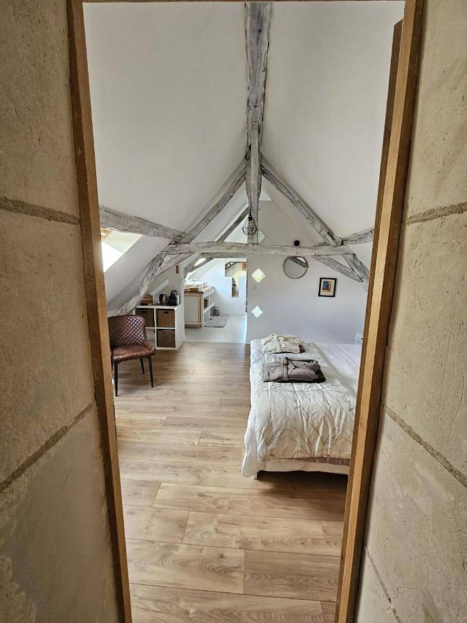 Chambre d’hôte pour 2 personnes, avec jardin ainsi que terrasse et piscine à Channay-sur-Lathan