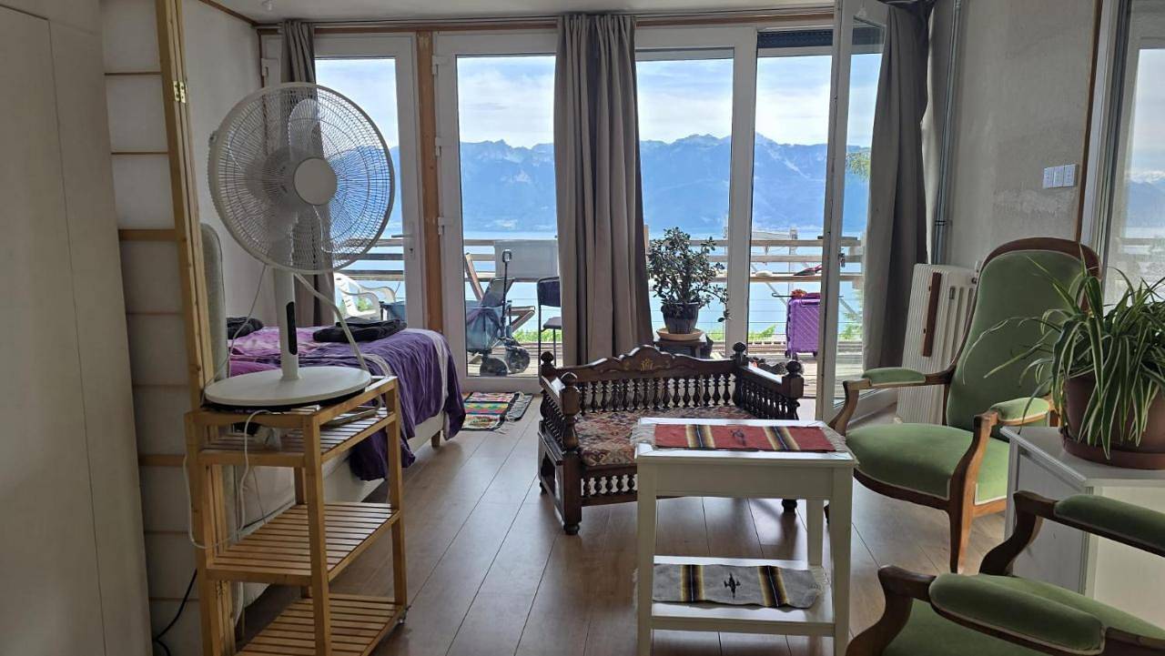 Appartement entier, Loft duplex à Grandvaux entre vignes et vue sur le Léman in Grandvaux, Bourg-en-Lavaux