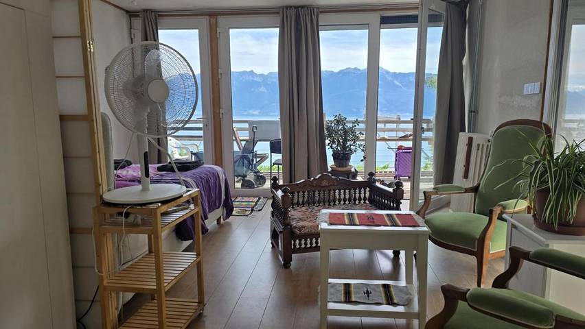 Appartement de vacances pour 4 personnes, avec Balcon et Terrasse ainsi que Vue sur le lac et Vue