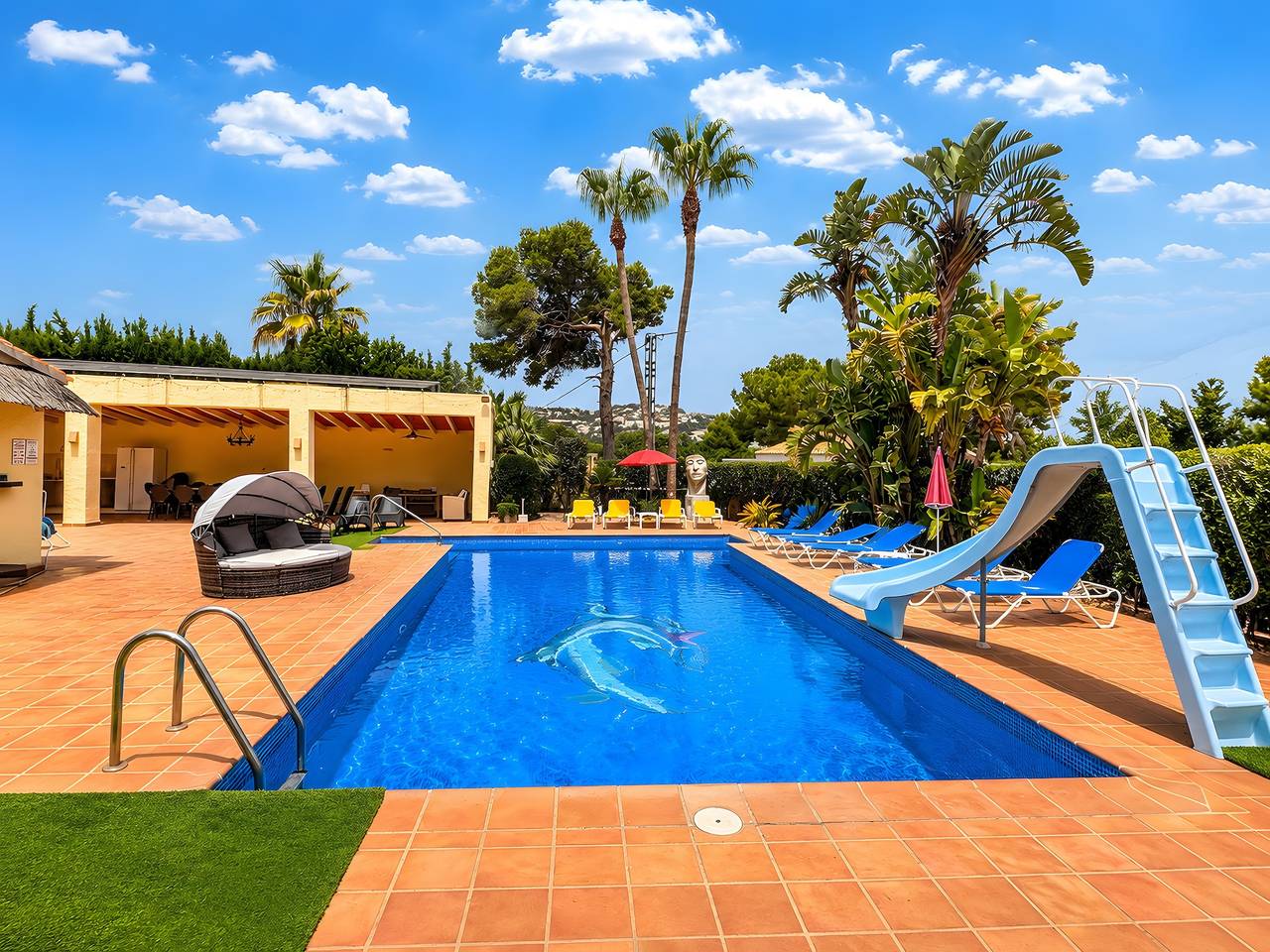 Villa "Casa Emilia" mit Pool, Garten und Wlan in Teulada (Spanien), Costa Blanca