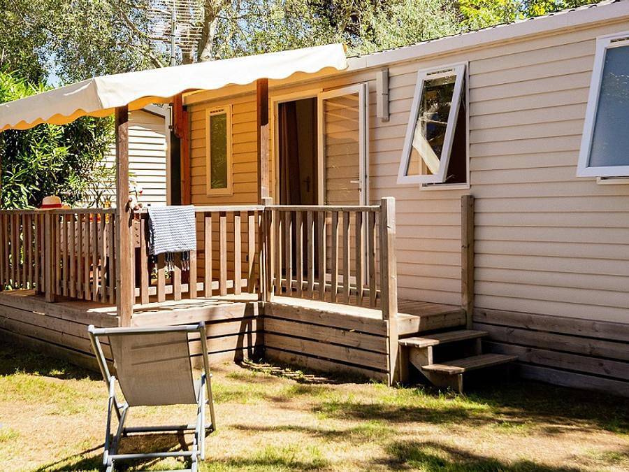 Camping Abri de Camargue - Casa mobile 4 persone - Casa mobile Relax Tv - 2 camere da letto - 4 posti letto in Le Grau-du-Roi, Côte d'Améthyste