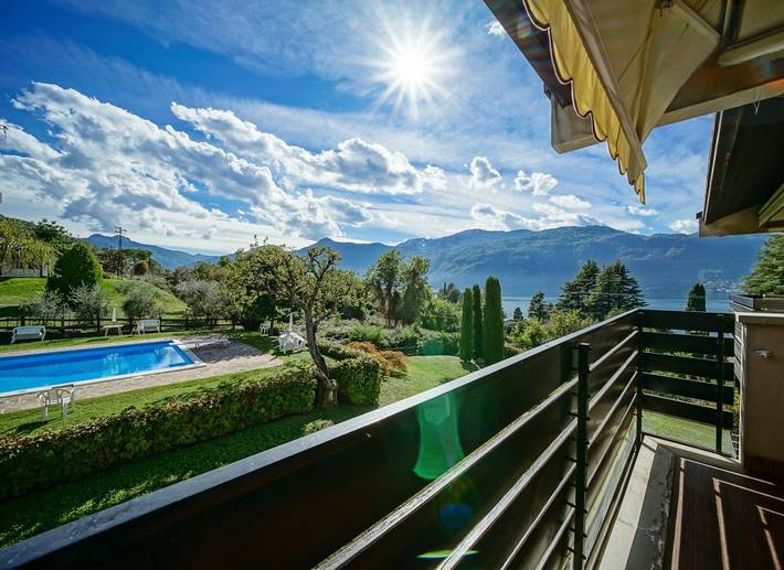 Gîte pour 6 personnes, avec vue et vue sur le lac ainsi que piscine et terrasse à Lierna - 2