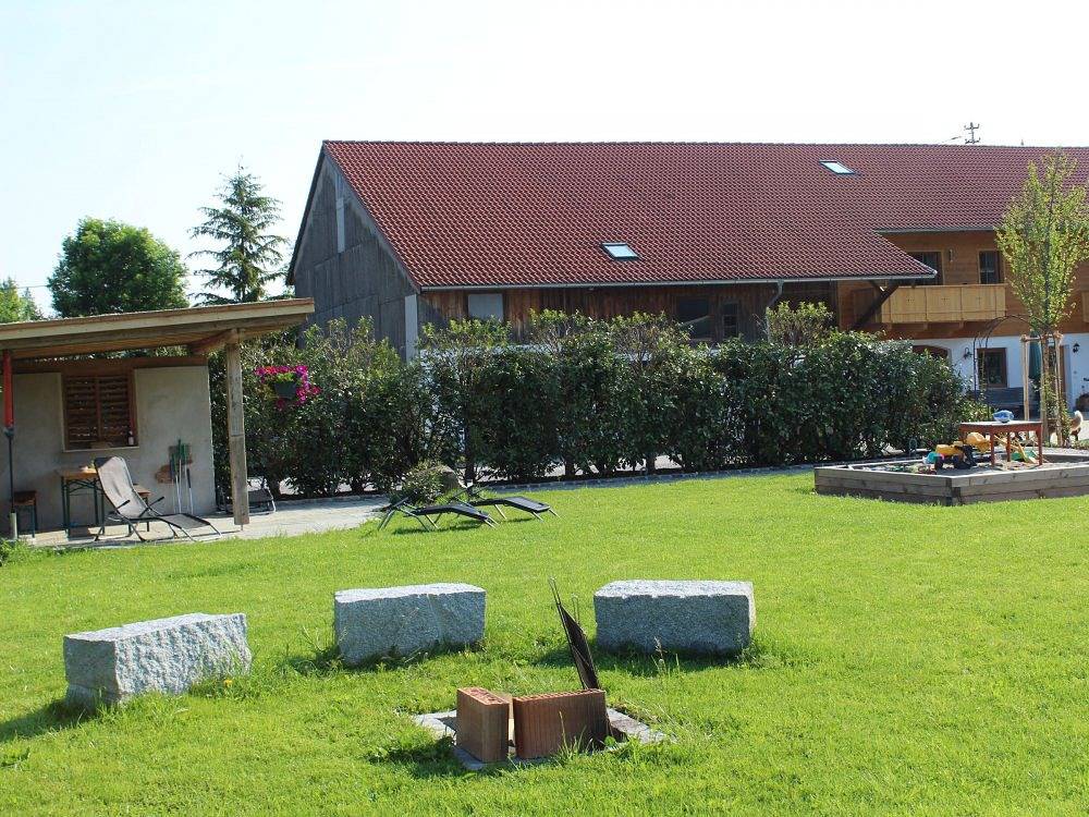 Thallerhof - Bergblick in Griesstätt, Landkreis Rosenheim