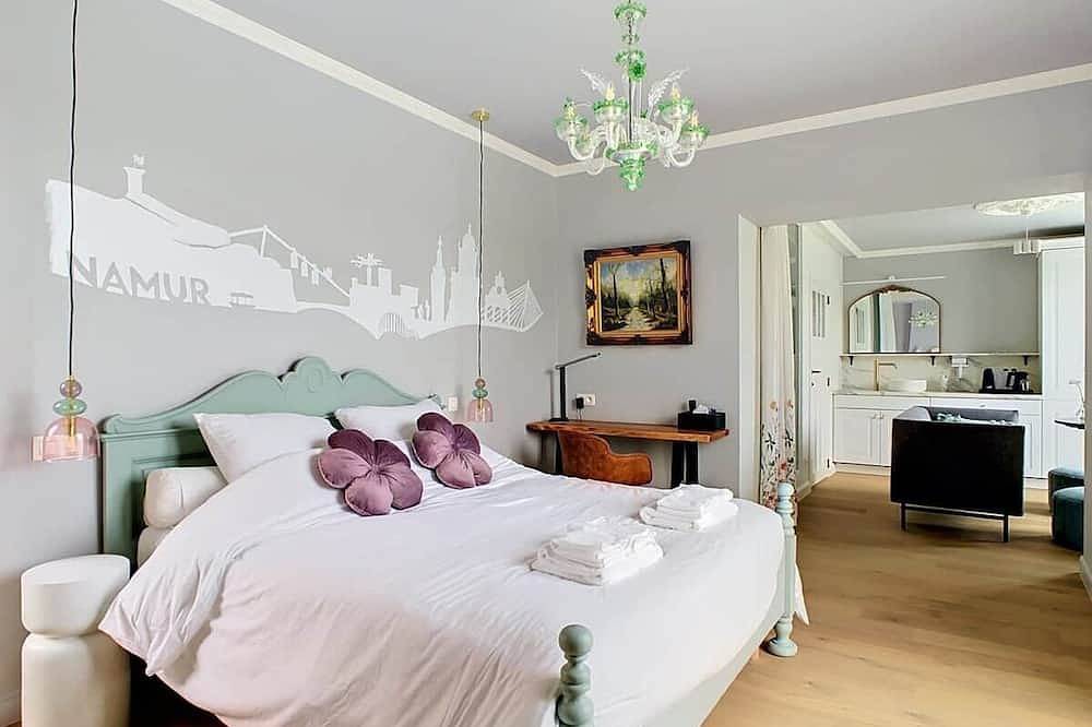 Appartement entier, Namour - Suite romantique avec balcon & vue Meuse | Namur in Wépion, Namur