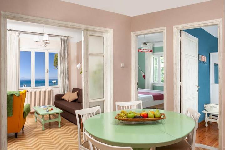 Vakantiewoning voor 6 personen, met uitzicht en terras, met huisdier in Pilion