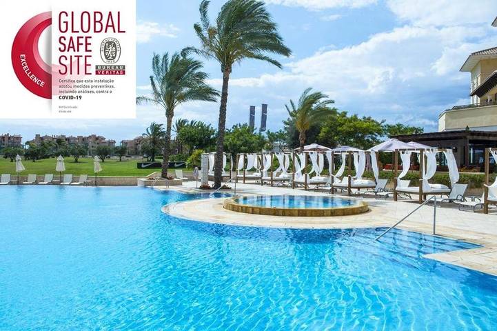 Bungalow für 10 Personen, mit Whirlpool und Pool sowie Sauna und Terrasse an der Costa Cálida