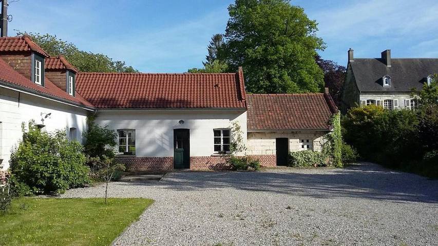 Maison de campagne pour 8 personnes, avec terrasse ainsi que jardin et vue dans Bours (Pas-de-Calais)