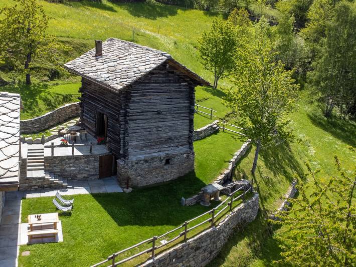 Location de vacances pour 5 personnes, avec Terrasse et Jardin dans Valgrisenche