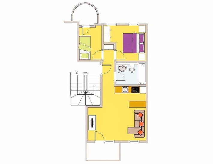 Ferienwohnung für 4 Personen, mit Garten und Sauna, mit Haustier in Biendorf - 4