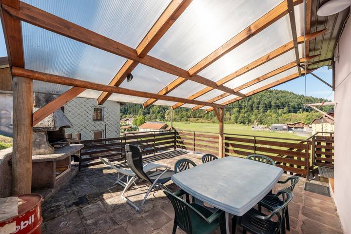 Chalet 'De Montagne' mit Bergblick, privater Terrasse und Wlan in Ventron, Regionaler Naturpark Belchen der Vogesen