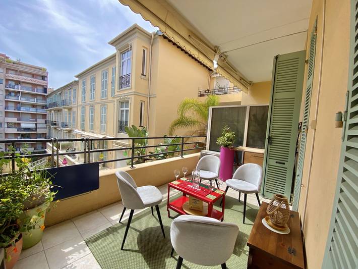 Studio pour 4 personnes, avec balcon