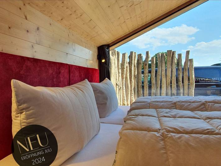 Hütte für 3 Personen, mit Terrasse und Garten in Mecklenburg-Vorpommern - 2