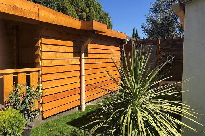 Chalet Vip mit Privatem Jacuzzi und Garten in Camaret-sur-Aigues, Vaucluse
