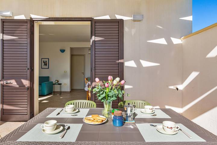 Apartamento entero, Apartamento de vacaciones para 4 personas con terraza in Leuca, Castrignano del Capo