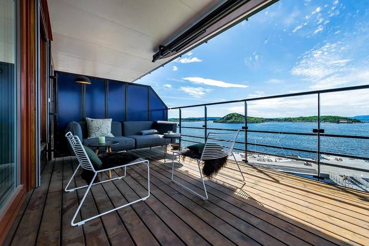 Ferienwohnung für 8 Personen, mit Balkon und Terrasse sowie Pool und Ausblick in Oslo Gemeinde - 4
