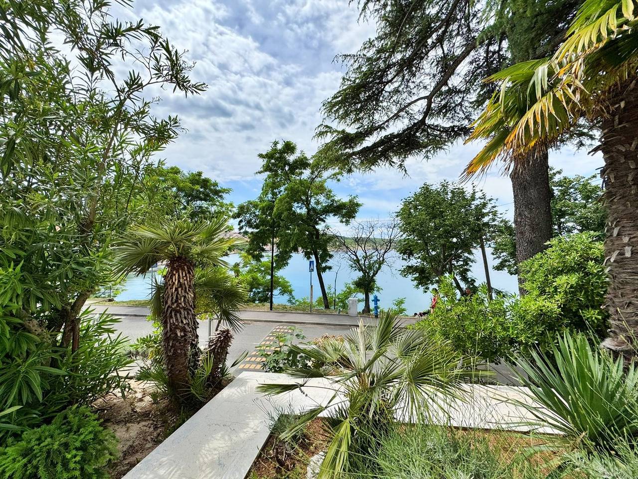 Ganze Wohnung, Apartment Scheich - direkt am Meer, 20 m vom Meer, Erdgeschoss, Terrasse in Silo (Krk), Krk