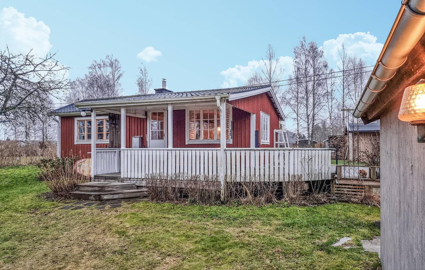 Hus för 5 Personer, med trädgård samt sjöutsikt och terass