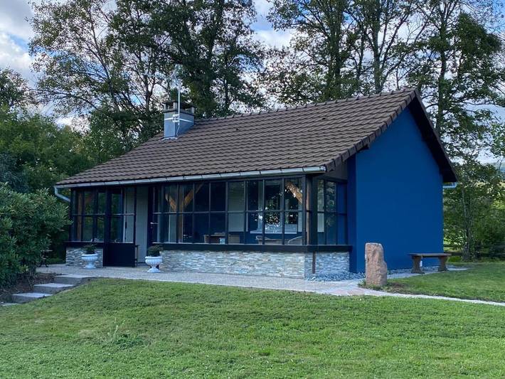 Maison de vacances pour 3 personnes, avec vue et jardin