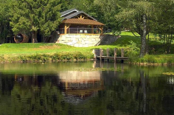 Chalet pour 6 personnes, avec sauna et terrasse ainsi que jacuzzi et jardin - 1