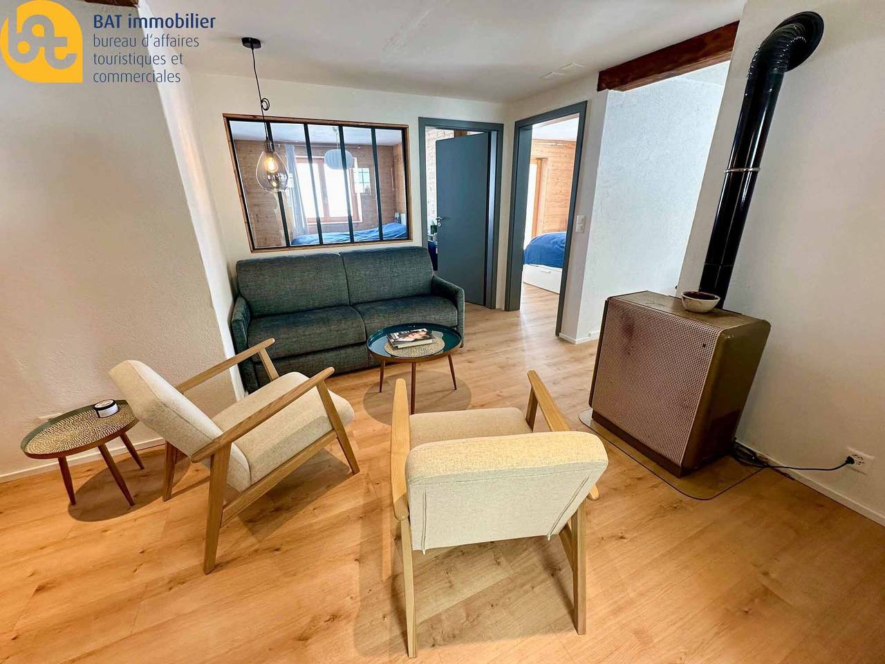 Ganze Wohnung, Biolle - Drei-Zimmer-Wohnung 
Gemütlich und frisch renoviert in Chalais (Schweiz), Walliser Alpen