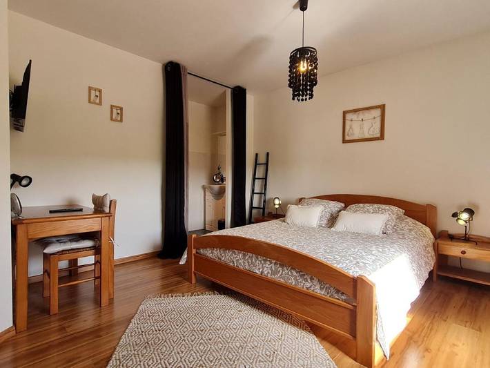 Chambre d’hôte pour 2 personnes, avec Terrasse et Jardin