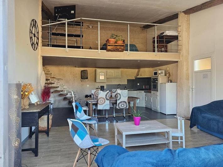 Appartement de vacances pour 2 personnes, avec Terrasse ainsi que Jardin et Vue