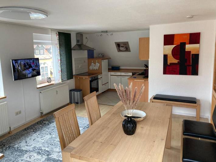 Ferienwohnung für 4 Personen, mit Balkon und Terrasse sowie Ausblick in Waischenfeld - 2